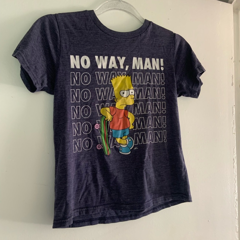 Bart Simpson Graphic Tee - Dark Blue